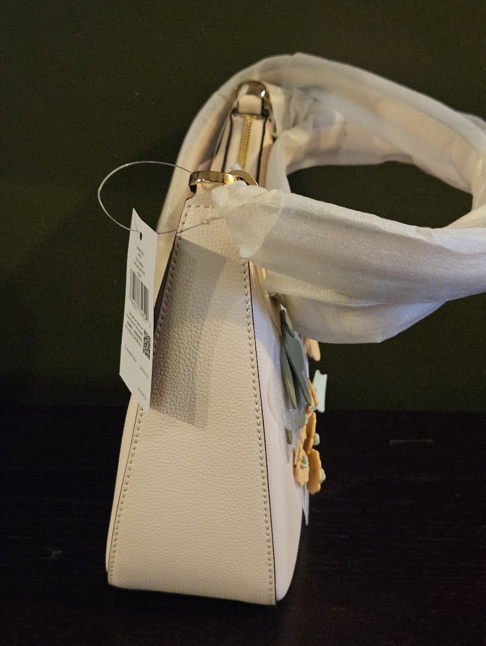 Kate Spade Margor Floral Shoulder Bag Purse peach New NWT - Picture 5 of 6